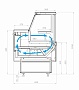 Чертеж GC85 VM 1,25-1 pull-out trays with sidewalls